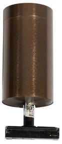 Moderne spot donker brons voor railsysteem 1-fase 70mm - Iconic Jeana Luxe