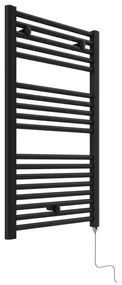 Badstuber E-Innsbruck Contract elektrische radiator 48x137.5cm mat zwart 750W