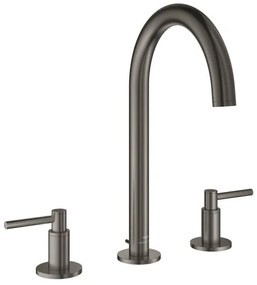 Grohe Atrio M-size 3-gats wastafelkraan hard graphite geb. 20649AL0