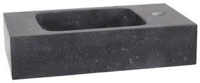Differnz Bombai fonteinbak 40x22x9cm natuursteen zwart 38.005.30