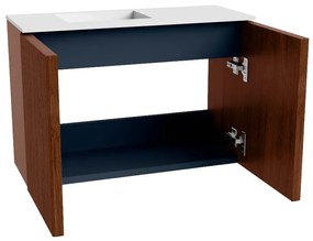 Mondiaz Joya 60cm toiletmeubel ruby met wastafel faye links zonder kraangat talc