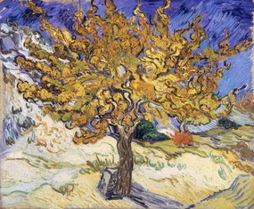 Vincent van Gogh - Kunstdruk Mulberry Tree, 1889, (40 x 35 cm)