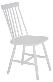 Jörn Eetkamerstoel - Visal - Wit - Rubberhout - Jörn