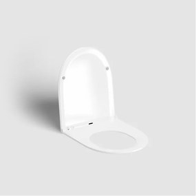 Clou Inbe Closetzitting - 36.8x43.3x5cm - quickrelease - softclose - met deksel - softclose - glans wit IB/04.06050