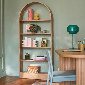 Boogboekenkast, eikenfineer, ondiep, MATHÉO