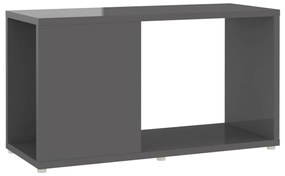 vidaXL Tv-meubel 60x24x32 cm spaanplaat hoogglans grijs
