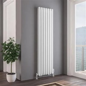 Eastbrook Tunstall dubbele radiator 50x180cm 1666W wit mat