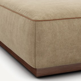 Voetensteun in stonewashed fluweel, JACOPO