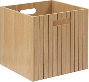 5Five Tasso Opbergmand - MDF Houtlook - 30,5 x 30 x 30,5 cm - Beige