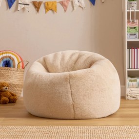 Kingston Kinder Zitzak Vegan Bont - Beige