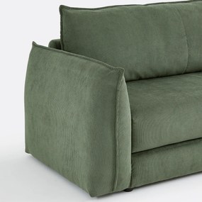 2-zits slaapbank van fijn ribfluweel, TIKI