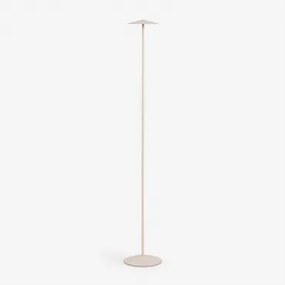 Snoerloze Led Vloerlamp Van Ijzer Emilein Tapioca Beige - Sklum