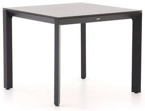 Tuin eettafel Bellagio | Vierkant | Tuintafel Sintered stone | 90x90cm | 4 personen | Kees Smit Tuinmeubelen