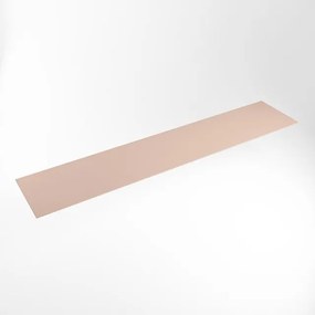 Mondiaz TOP 46 Topblad - 230x46x0.9cm - geschikt voor afdekplaat - Solid surface - Rosee XIM49881Rosee