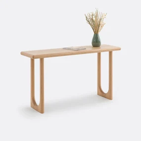 Wandtafel, massief eiken en eikenfineer, Douve