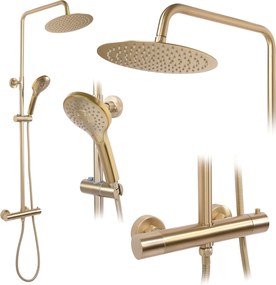 Doucheset REA Vincent Gold Brush met thermostaat