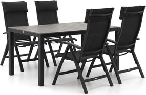 + 15% kassakorting | Diningset Bellagio | 4 personen | Tuinset polywood | 5-delig | Kees Smit Tuinmeubelen