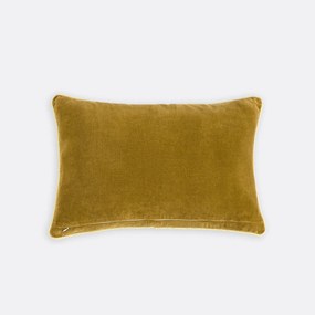 Tweekleurige rechthoekige kussenhoes 60x40 cm, fluweel, GUSALI