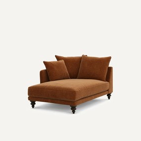 Chenille fluwelen longchair, Lazare