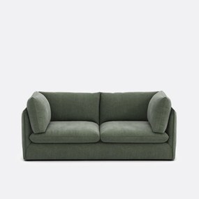 3-zits rechte bank in gestructureerde stof, Malo