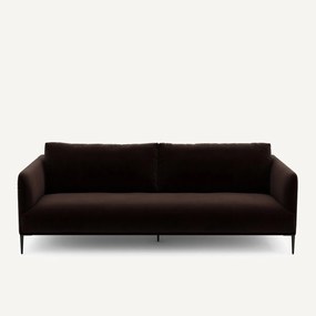 3- of 4-zits fluwelen bank, OSCAR, ontwerp Emmanuel Gallina