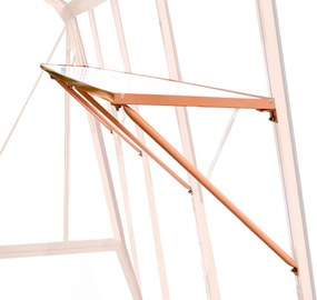 ACD universeel schap - aluminium - 225 x 32 cm