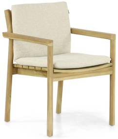 Tuinstoel Teak Old teak greywash Santika Suka