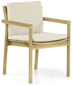 Tuinstoel Teak Old teak greywash Santika Suka