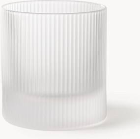 Mondgeblazen glazen tumblers Ripple, 2-delig