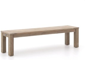 Picknickbank ROUGH | Teakhout | 3 personen | Tuinbank Old Teak Greywash | 170cm | Kees Smit Tuinmeubelen