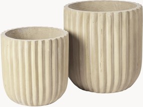 Potdeksels Fiber, 2-delig