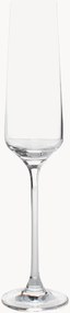 Champagneglazen Mystique van kristalglas, 4-delig