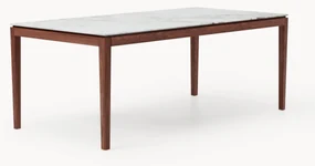 Eettafel Jackson in marmerlook, verschillende formaten