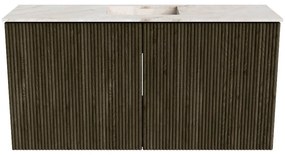 Mondiaz Joya DLux 80cm toiletmeubel shadow met wastafel faye midden zonder kraangat frappe