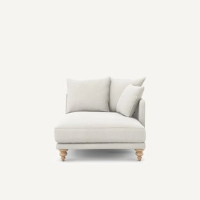 Longchair van linnen fluweel, LAZARE