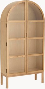 Vitrinekast Vault van essenhout