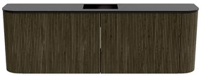 Mondiaz Joya 125cm toiletmeubel ronding links/rechts shadow met wastafel faye midden zonder kraangat urban