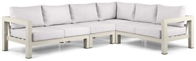 Hoek loungeset 6 personen Aluminium Taupe  Lifestyle Garden Furniture Luca