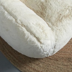 Fluffy Fauteuil Creme Vacht