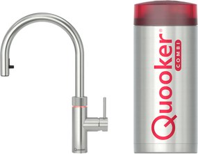 Quooker Flex met COMBI boiler 3-in-1 kokendwaterkraan RVS