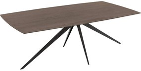 Goossens Excellent Eettafel Uniek, Semi rechthoekig 180 x 100 cm