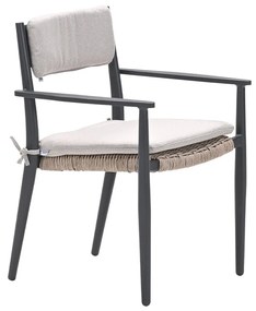 Garden Impressions Lily tuinstoel - donker grijs