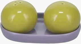 Zout- & peperstrooier Duo van steengoed, 3-delig