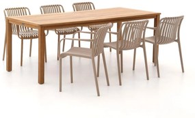 Forza Cali/Liverpool 210cm dining tuinset 7-delig stapelbaar