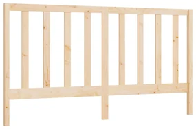 vidaXL Hoofdbord 206x4x100 cm massief grenenhout