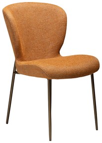 Dan-Form Glory Luxe Eetkamerstoel Oranje Pumpkin Spice Boucle