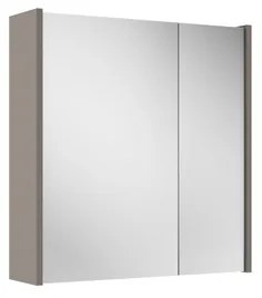Saniclass Prime Spiegelkast - 60x63x16cm - inclusief zijpanelen - taupe SW1212815/SW910736