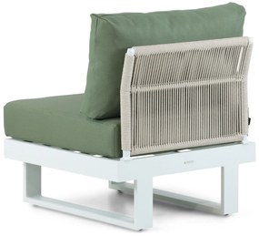 Hoek loungeset 6 personen Aluminium Wit  Lifestyle Garden Furniture Lorenzo