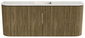 Mondiaz Joya DLux 105cm toiletmeubel ronding links/rechts dusk met wastafel faye midden 1 kraangat ostra