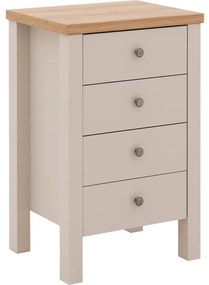 Goossens Ladekast Riviera, Commode 4 laden 52 cm breed